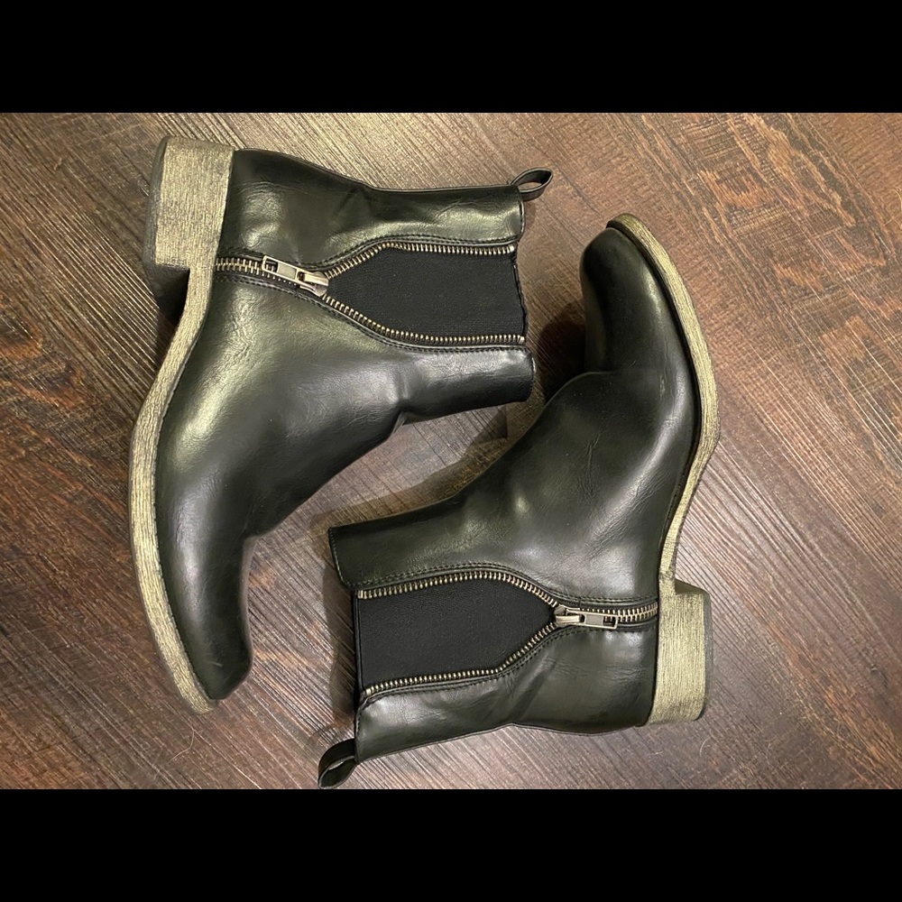 Black booties